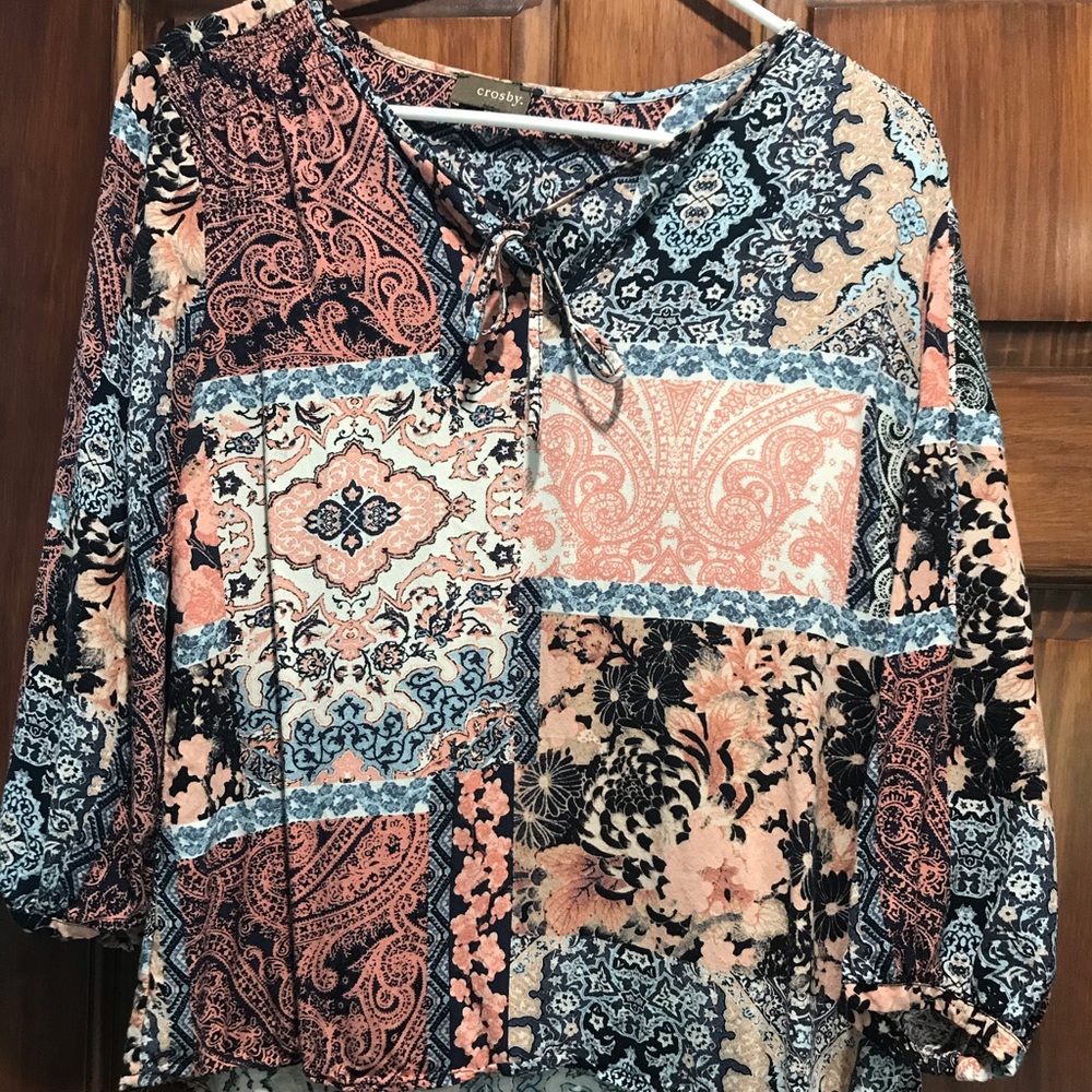 Crosby 3/4 sleeve blouse